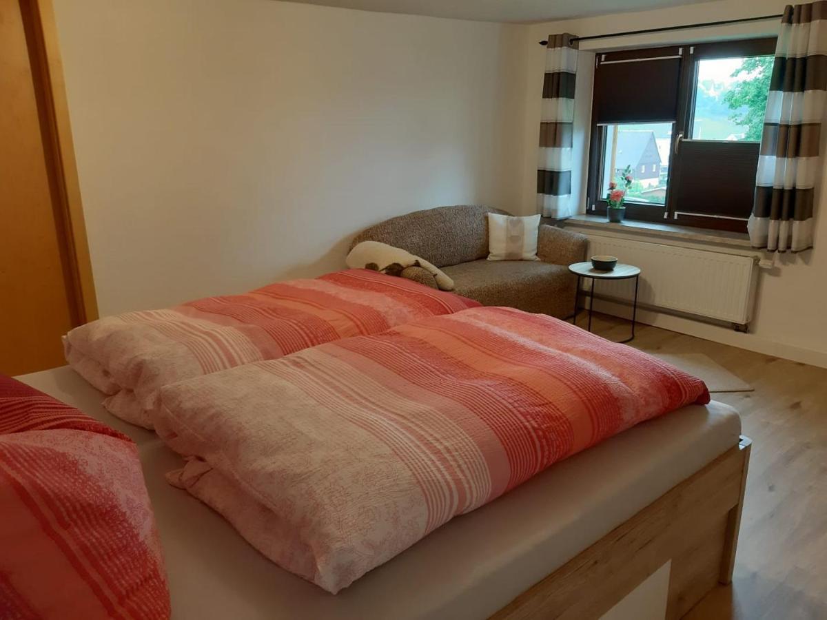 Familienfreundliche Ferienwohnung Zschorlau Екстер'єр фото